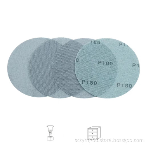 Hot Selling 150mm Sharp Mesh Sand Paper Disc: Dust-Free Round Abrasive Disc